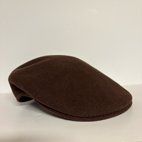 Brown wool Kangol hat - Picture 2 of 8